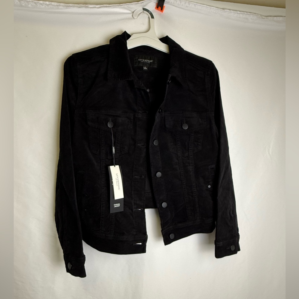 Liverpool Los Angeles Classic Jacket in Onyx NWT sz S